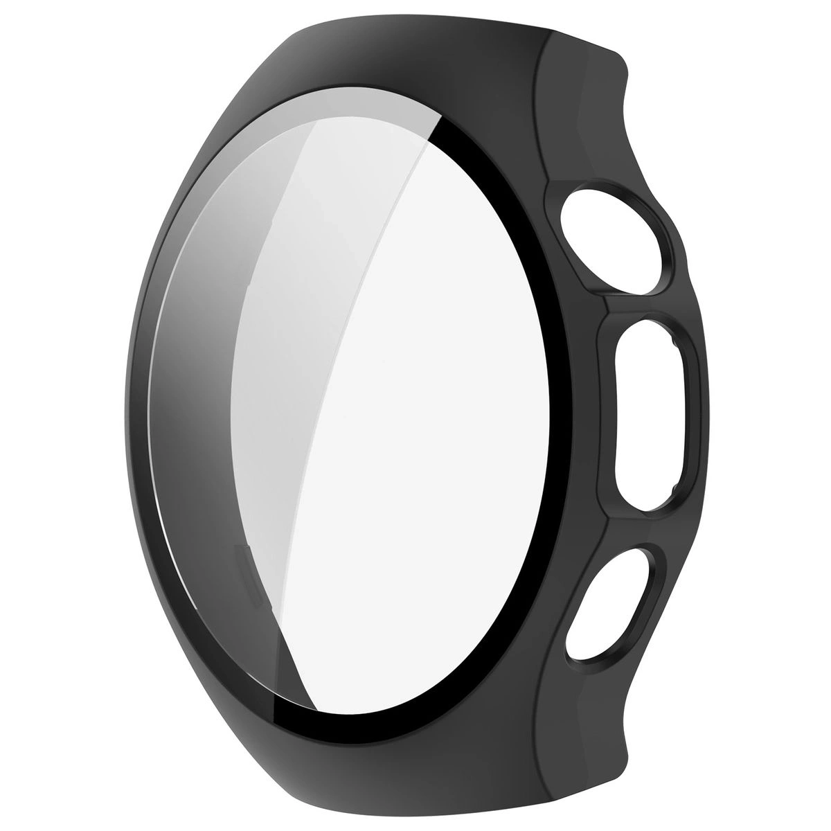 Kryt Bizon Case+Glass Watch Huawei Watch 5 42mm matte black
