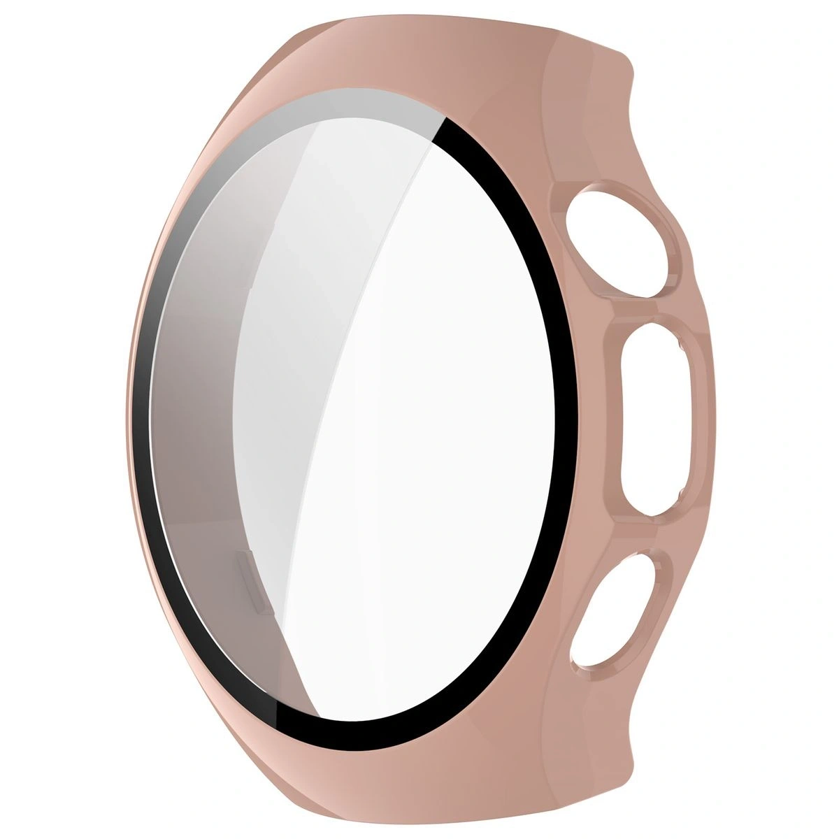 Kryt Bizon Case+Glass Watch Huawei Watch 5 46mm pink