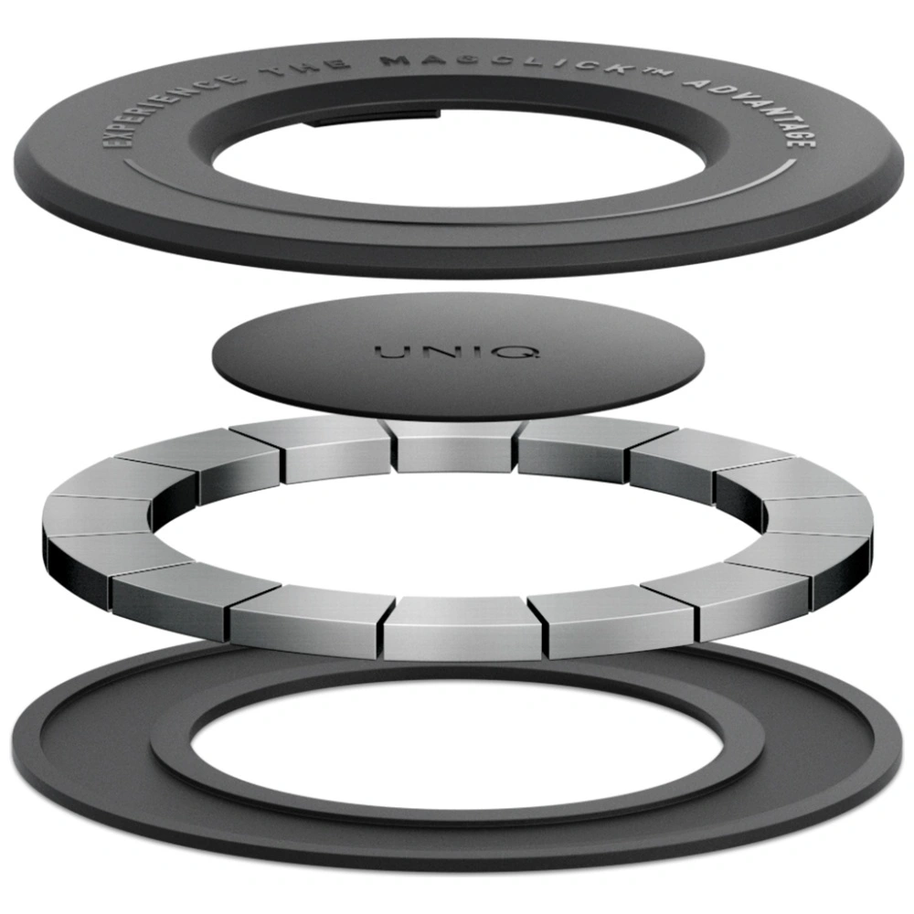 Kryt UNIQ SnapMount magnetic holder self-adhesive black