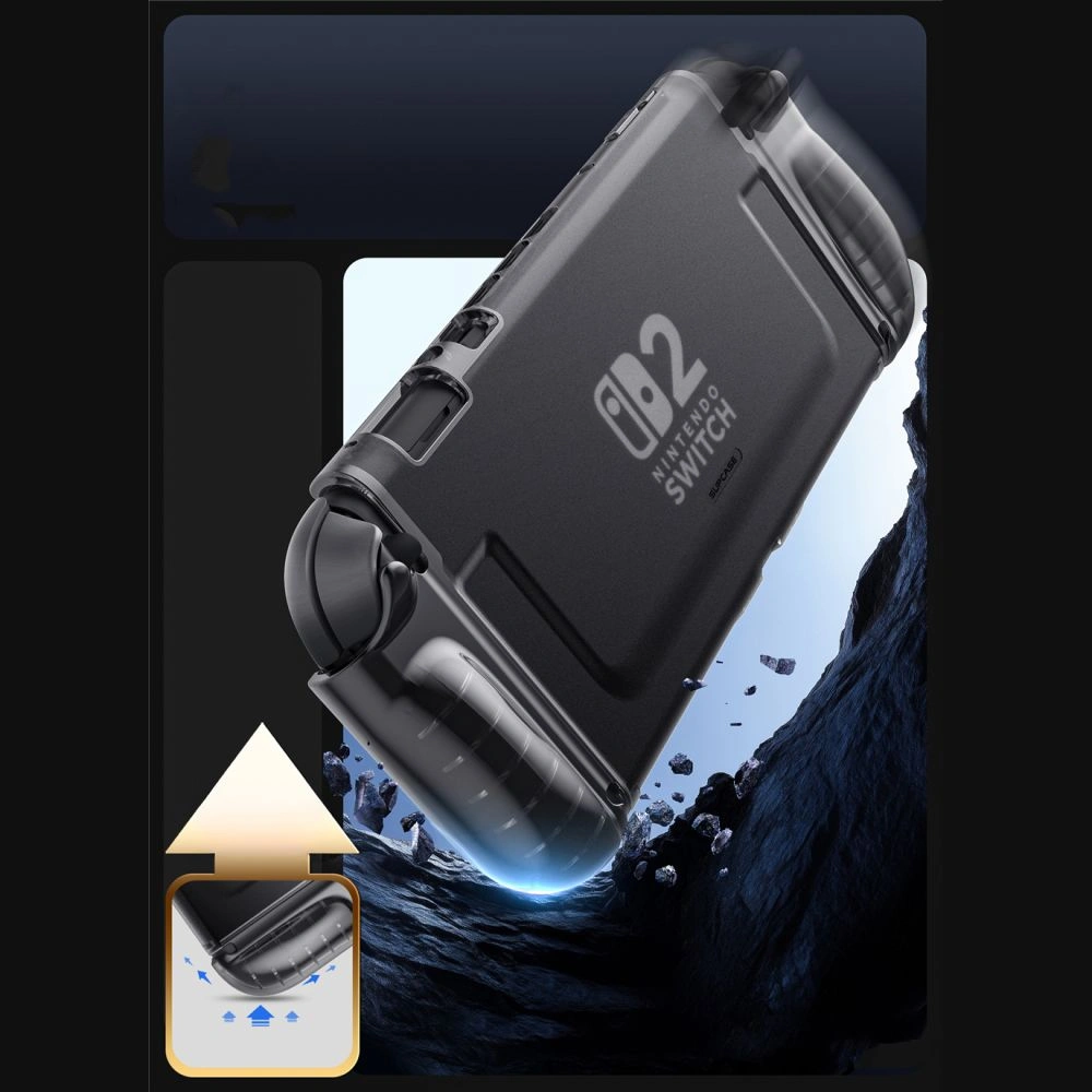 Kryt Supcase Crystal Case Nintendo Switch 2 Frost Black