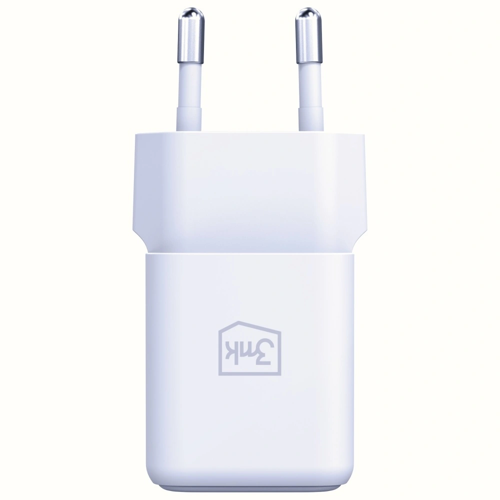 Síťová nabíječka 3MK Hyper GaN Charger 20W USB-A, USB-C PD QC4+ white