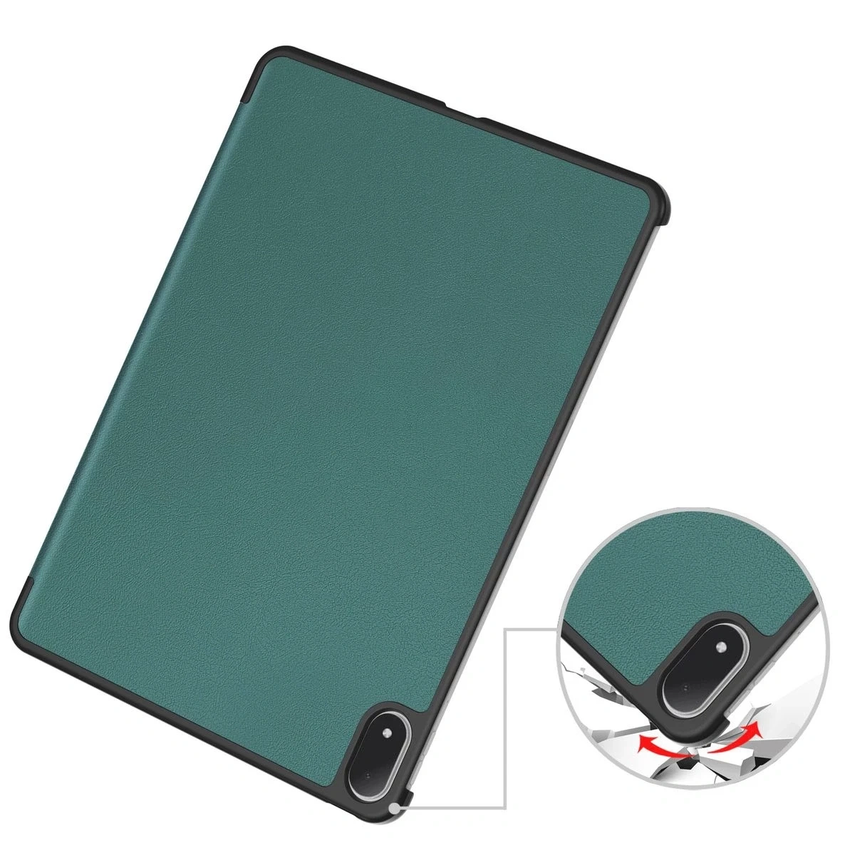 Kryt Bizon Case Tab Croc OnePlus Pad 3 / 2 Pro / OPPO Pad 4 / 4 Pro dark green