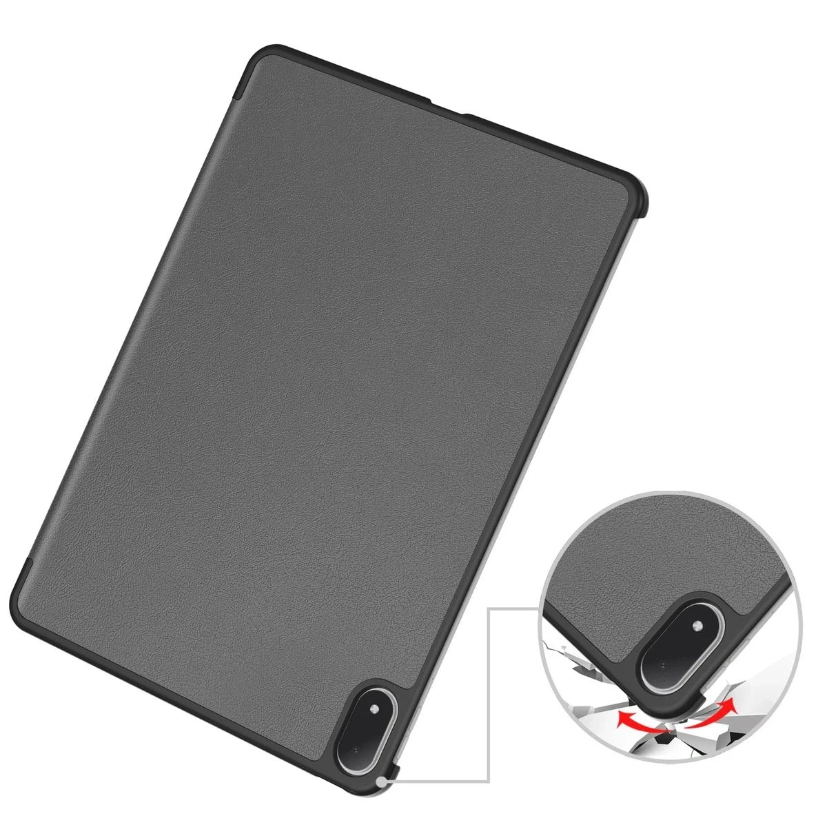 Kryt Bizon Case Tab Croc OnePlus Pad 3 / 2 Pro / OPPO Pad 4 / 4 Pro grey