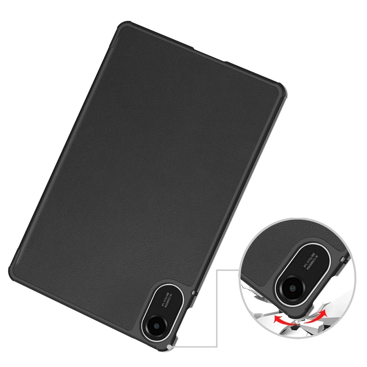 Kryt Bizon Case Tab Croc Xiaomi Redmi Pad 2 black