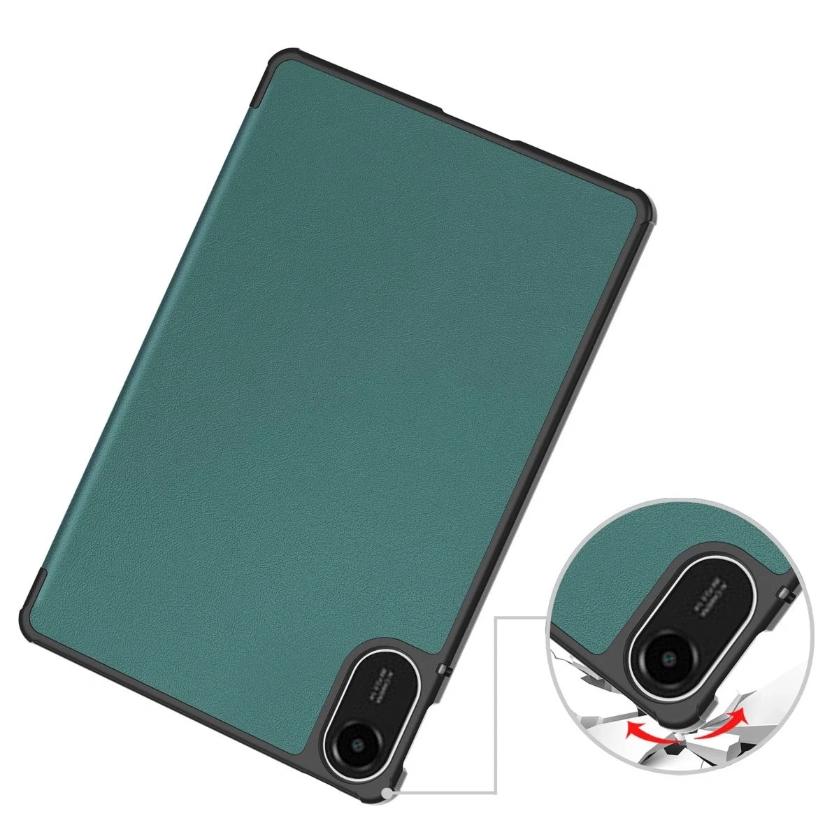 Kryt Bizon Case Tab Croc Xiaomi Redmi Pad 2 dark green