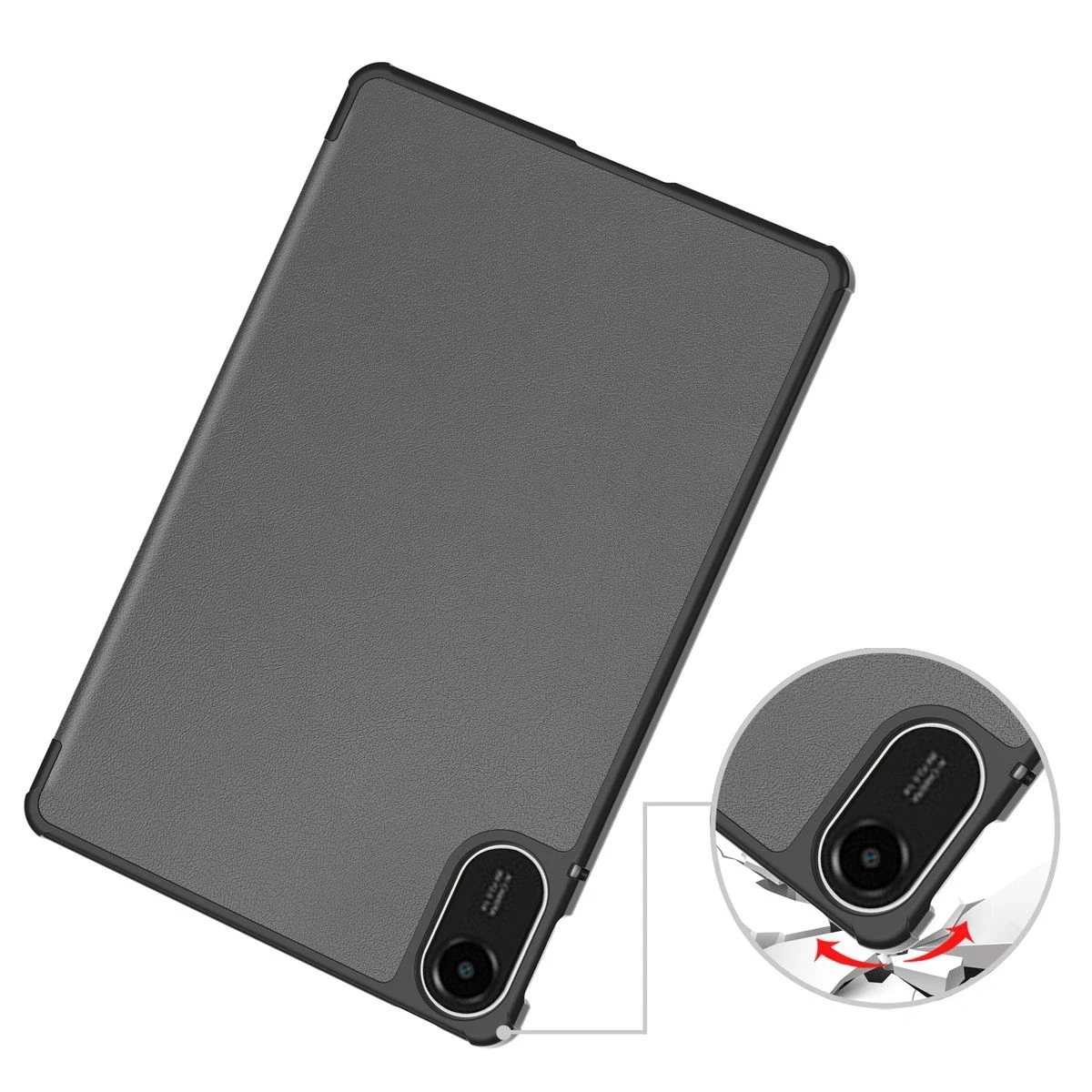 Kryt Bizon Case Tab Croc Xiaomi Redmi Pad 2 grey