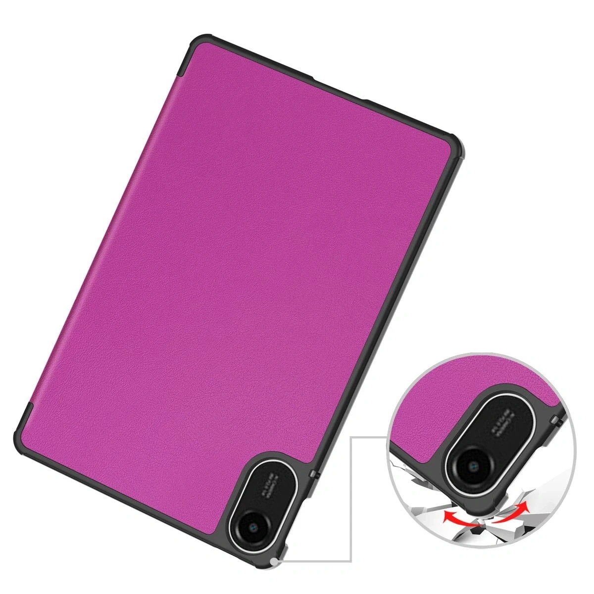 Kryt Bizon Case Tab Croc Xiaomi Redmi Pad 2 purple