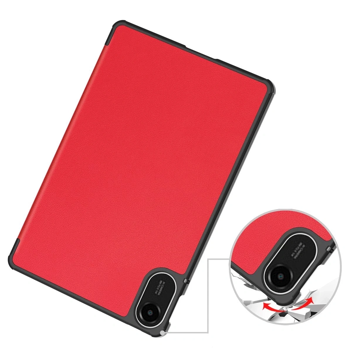 Kryt Bizon Case Tab Croc Xiaomi Redmi Pad 2 red