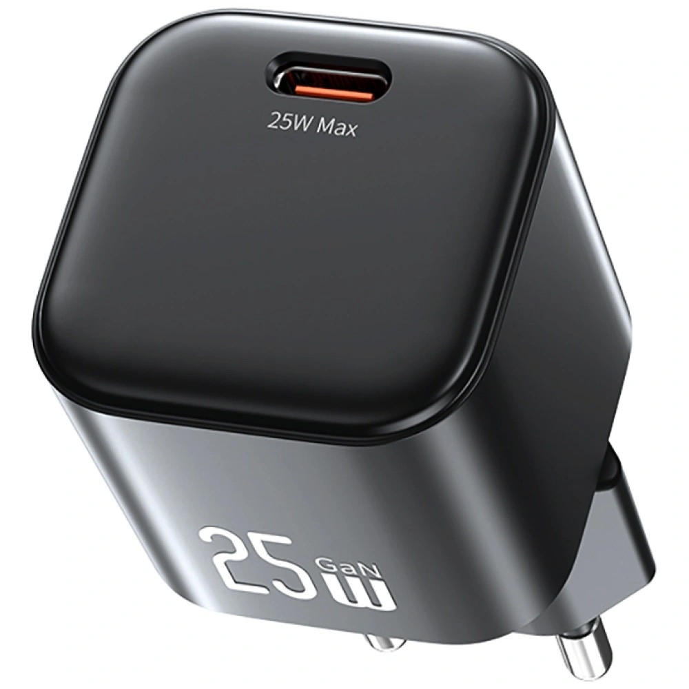 Síťová nabíječka USAMS JC Series CC289 25W GaN Mini Fast Charger USB-C black