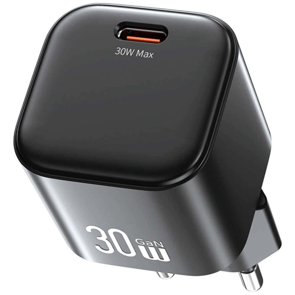 Síťová nabíječka USAMS JO Series CC262 30W USB-C  + 1m USB-C / USB-C Cable White