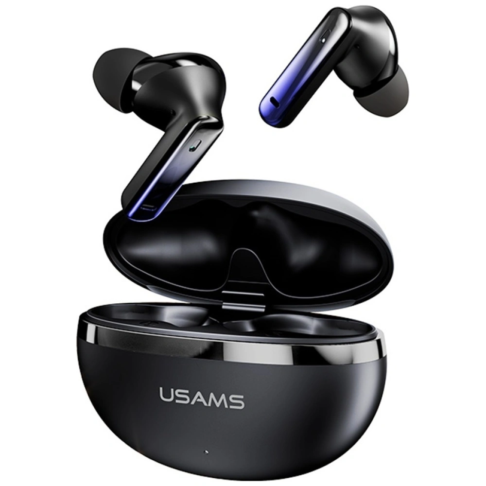 Sluchátka USAMS Echo E02 TWS ANC+ENC Bluetooth 5.3 Wireless In-Ear  (black)