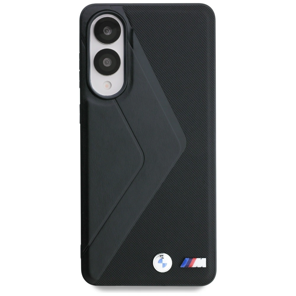 Kryt BMW Leather Oversized Stripes MagSafe Samsung Galaxy S25 Edge black
