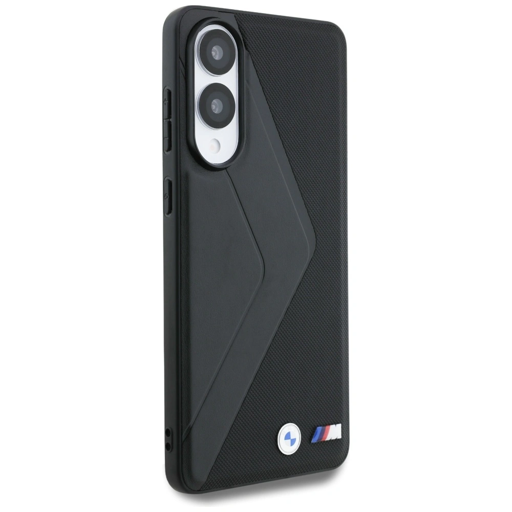 Kryt BMW Leather Oversized Stripes MagSafe Samsung Galaxy S25 Edge black