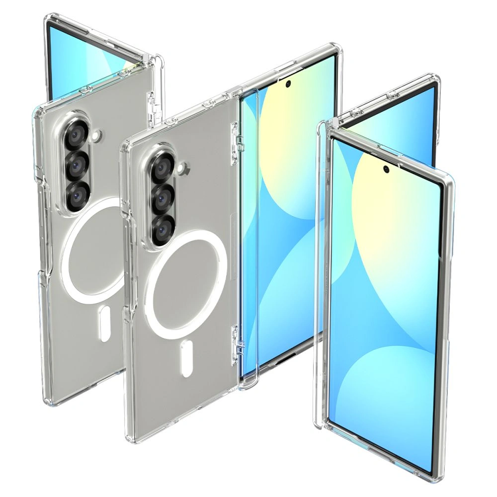 Kryt Spigen Ultra Hybrid Pro Mag MagSafe Samsung Galaxy Z Fold 7 Clear/white