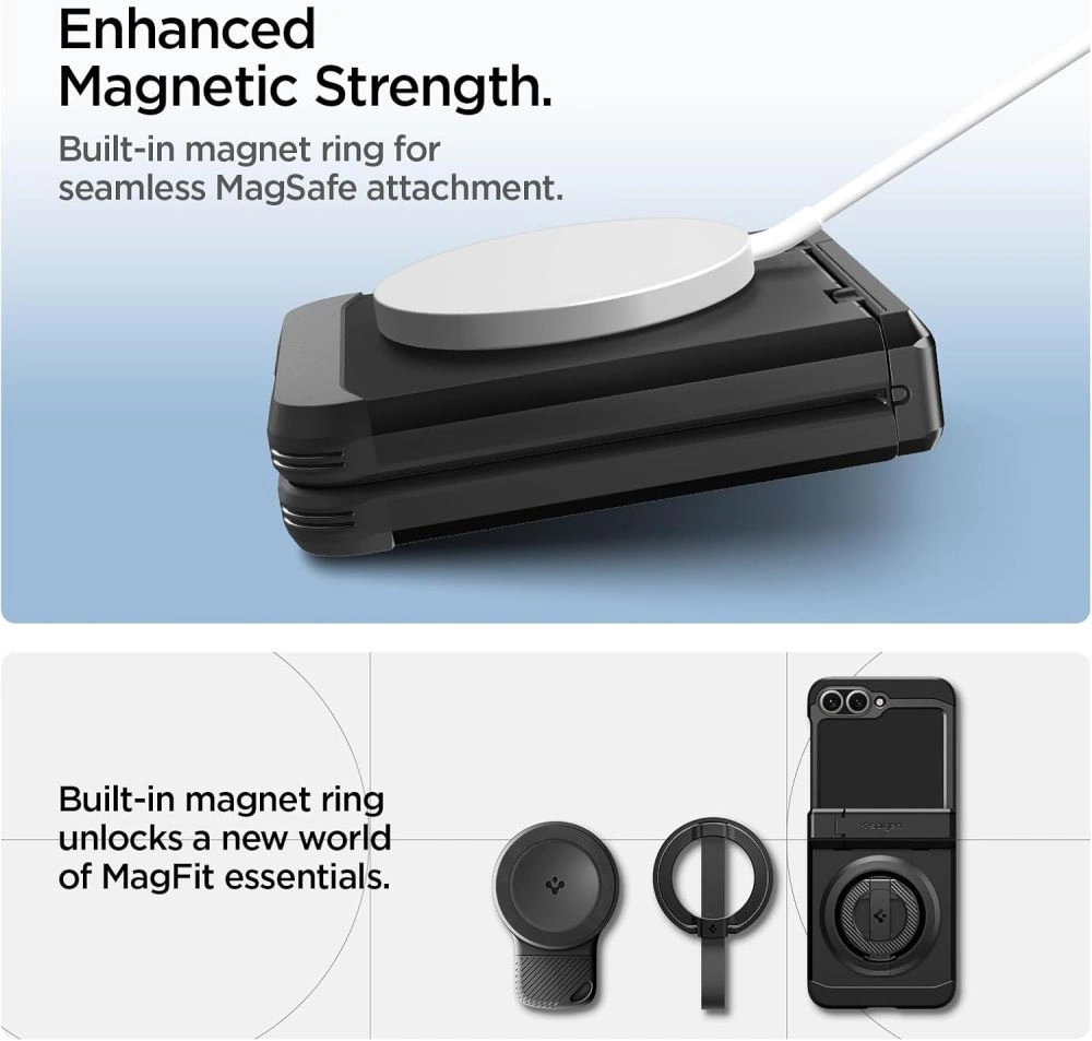 Kryt Spigen Tough Armor Pro Mag MagSafe Samsung Galaxy Z Flip 6 / 7 FE Black