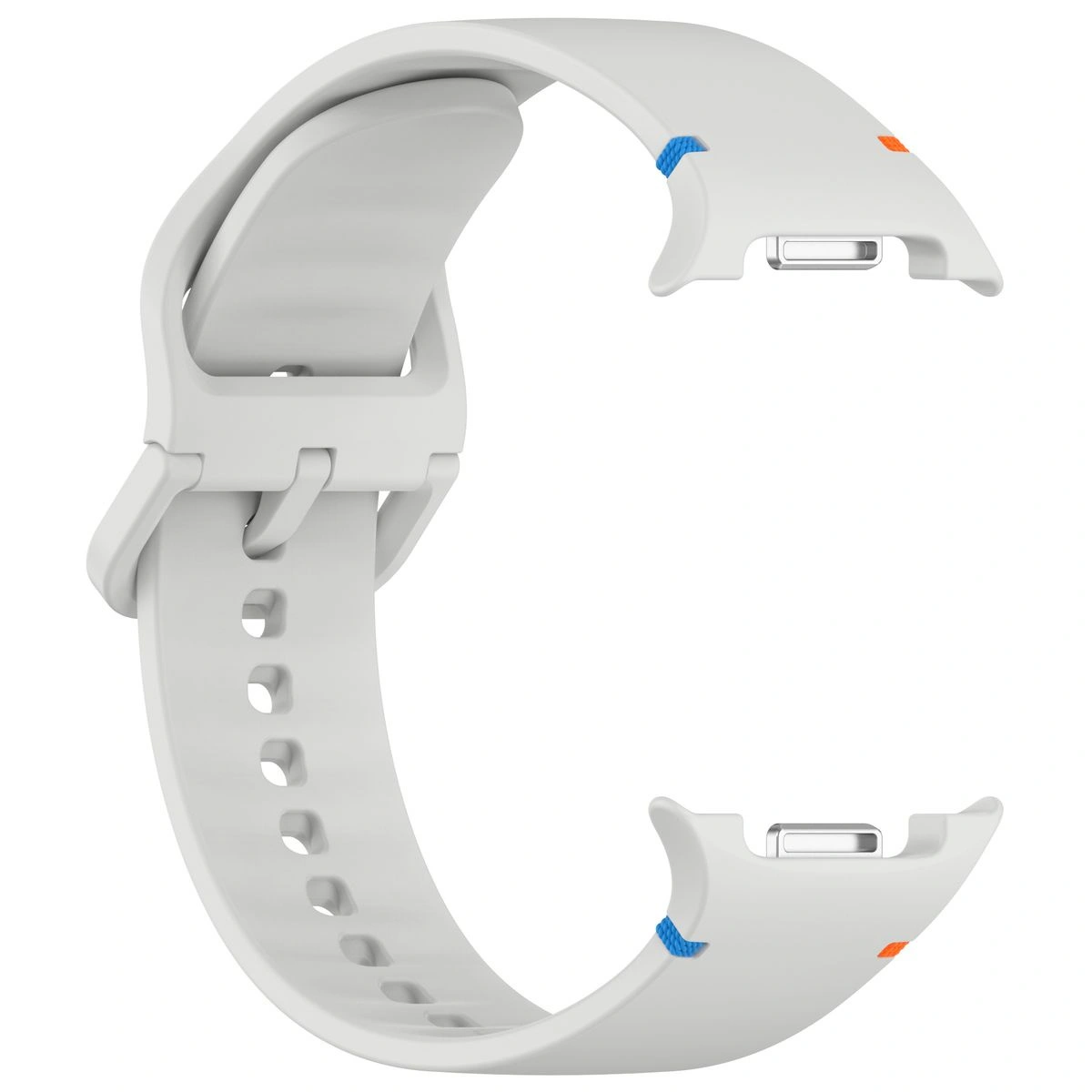 Kryt Bizon Strap Watch Silicone G Samsung Galaxy Watch 8 / 8 Classic light gray