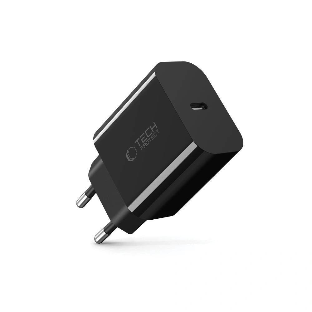 Síťová nabíječka Tech-Protect NC20W USB-C Network Charger PD 20W Black