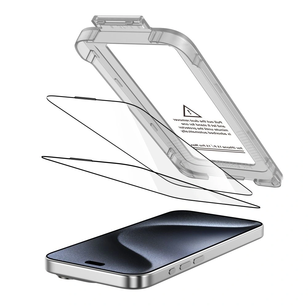 Kryt Tech-Protect Quick Set+ Apple iPhone 15 Pro Black [2 PACK]