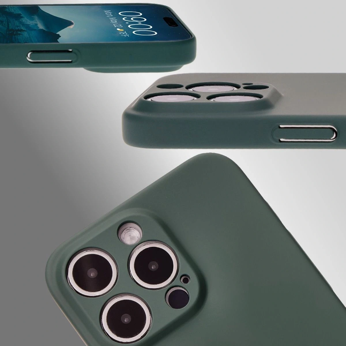 Kryt Bizon Case Lupka Apple iPhone 15 Pro Max green