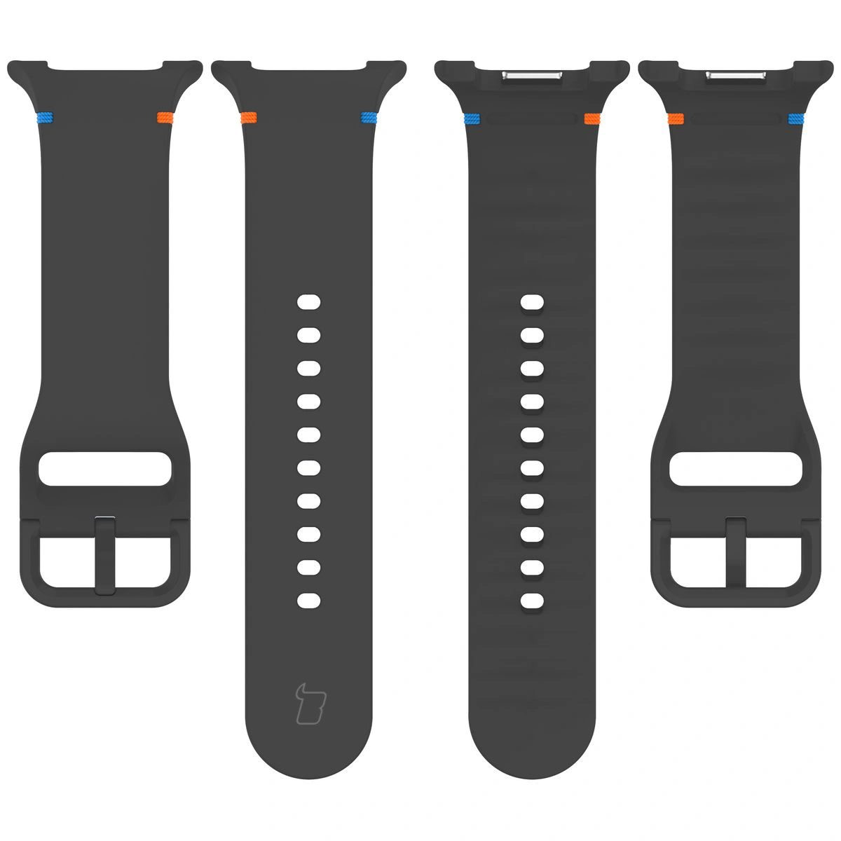 Kryt Bizon Strap Watch Silicone G Samsung Galaxy Watch 8 40mm / 44mm / 8 Classic 46mm grey