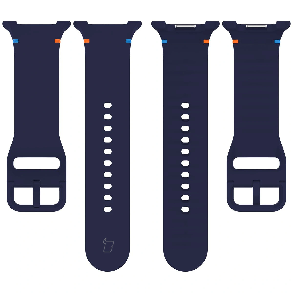 Kryt Bizon Strap Watch Silicone G Samsung Galaxy Watch 8 40mm / 44mm / 8 Classic 46mm navy blue