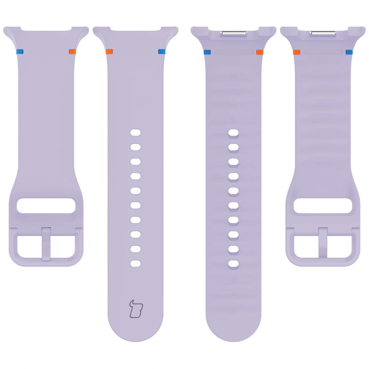 Kryt Bizon Strap Watch Silicone G Samsung Galaxy Watch 8 40mm / 44mm / 8 Classic 46mm light purple