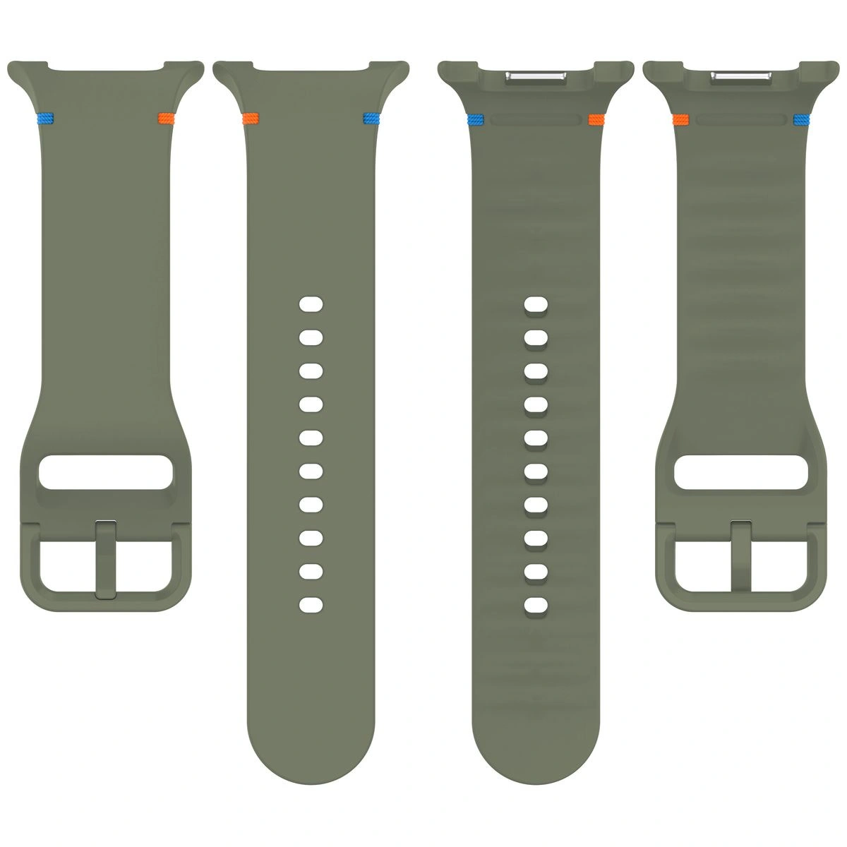 Kryt Bizon Strap Watch Silicone G Samsung Galaxy Watch 8 40mm / 44mm / 8 Classic 46mm dark green