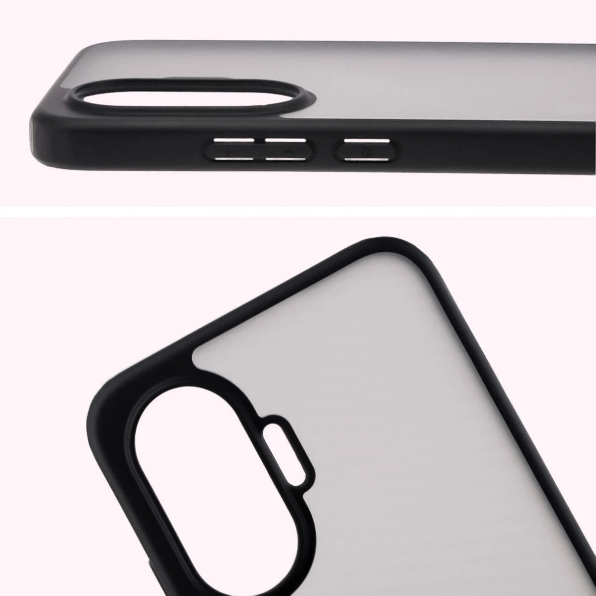Kryt Bizon Case Angelo Xiaomi POCO F7 smoked with a black frame