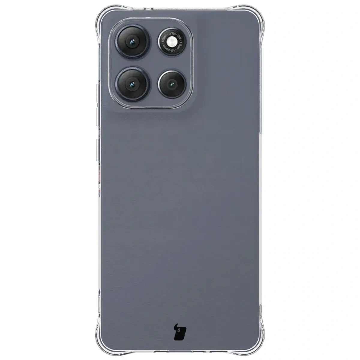 Kryt Bizon Case Clear Pack case + 2x screen film Motorola Moto G86 Power 5G