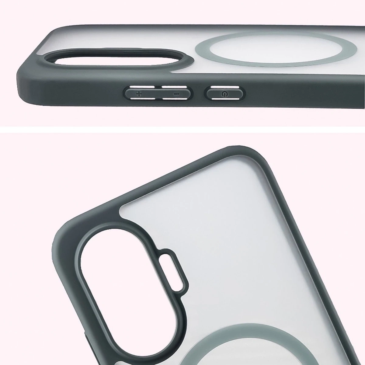 Kryt Bizon Case MatteO Magnetic Xiaomi POCO F7 smoky grey