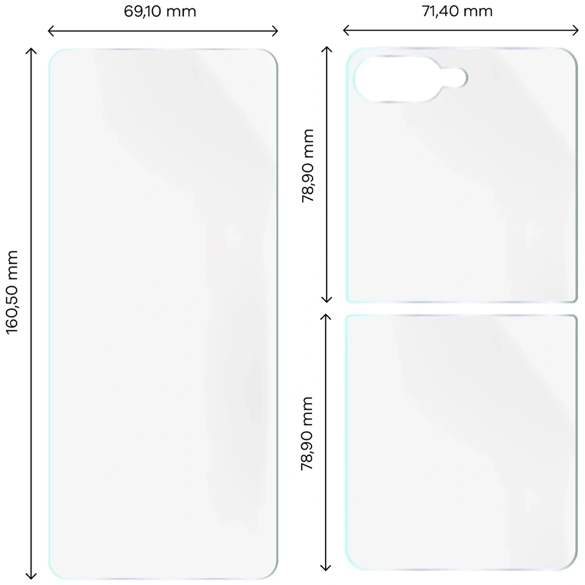 Ochranné sklo Bizon Glass Hydrogel Set Samsung Galaxy Z Flip7