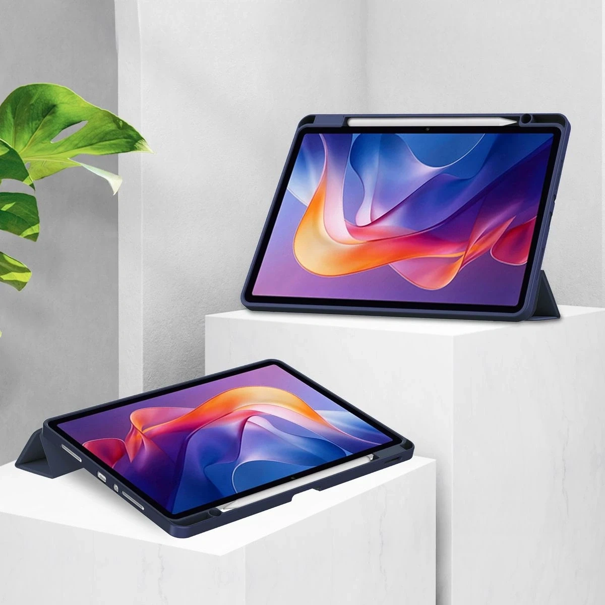 Kryt Bizon Case Tab Clear Matt Xiaomi Redmi Pad 2 navy blue
