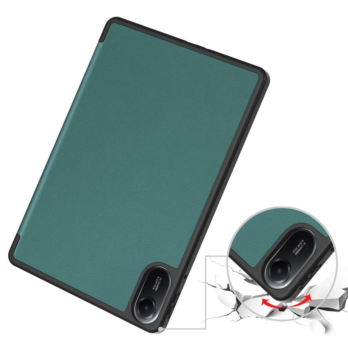 Kryt Bizon Case Tab Lizard Xiaomi Redmi Pad 2 dark green