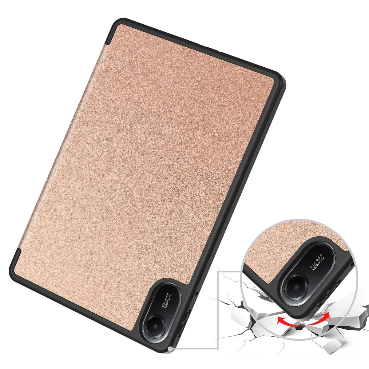 Kryt Bizon Case Tab Lizard Xiaomi Redmi Pad 2 rose gold