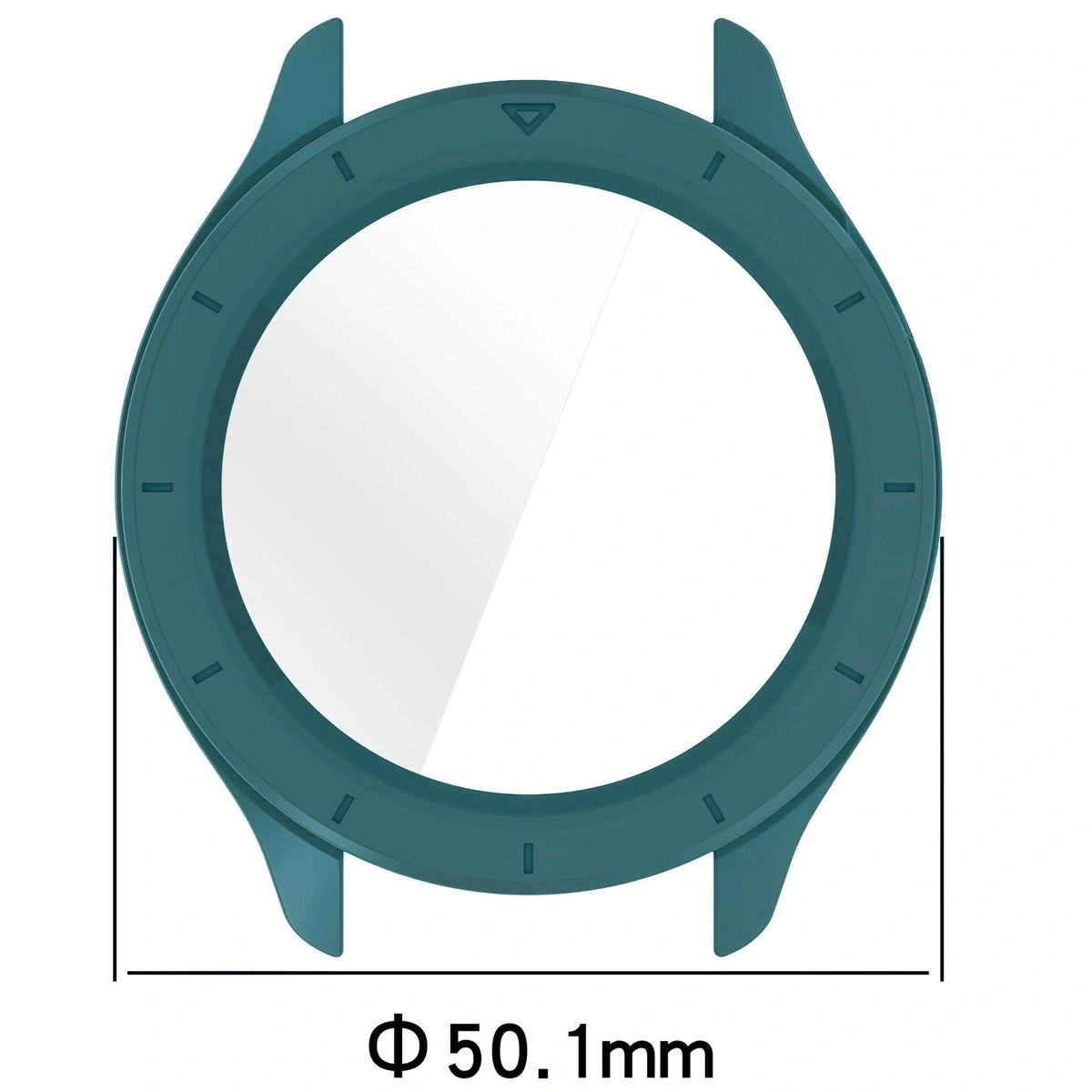 Kryt Bizon Case+Glass Watch Xiaomi Watch S4 green
