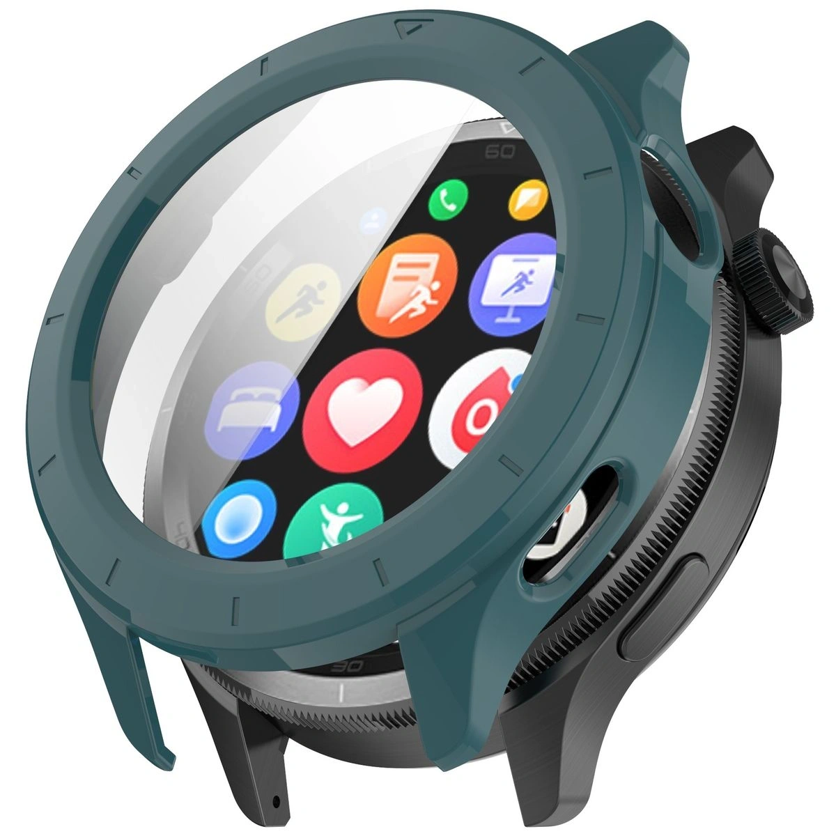 Kryt Bizon Case+Glass Watch Xiaomi Watch S4 green