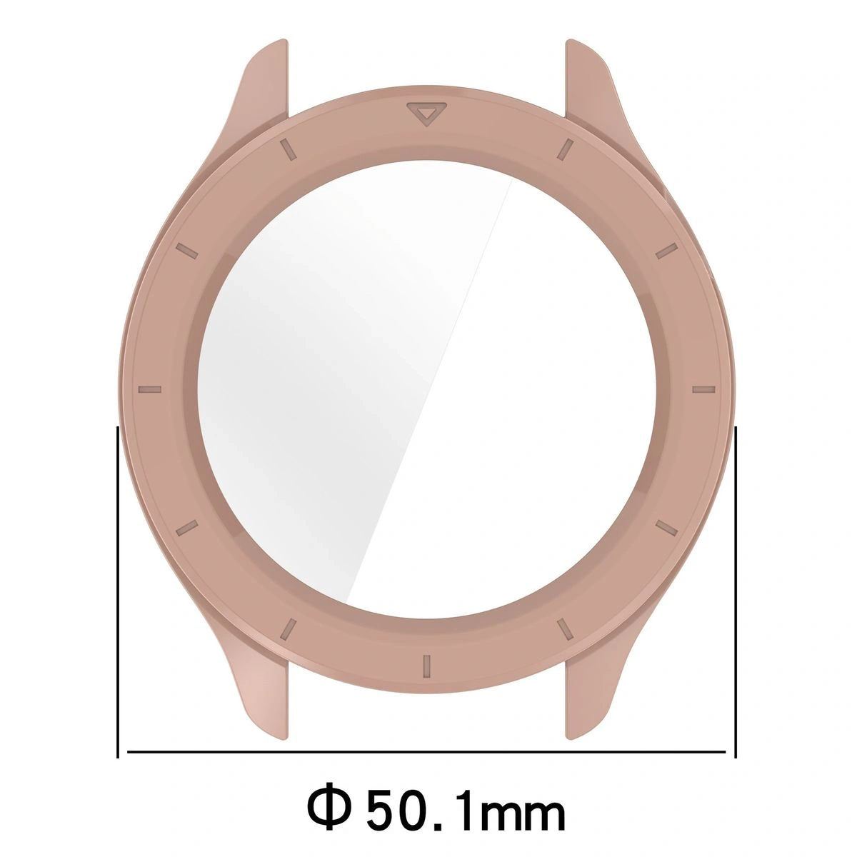 Kryt Bizon Case+Glass Watch Xiaomi Watch S4 pink