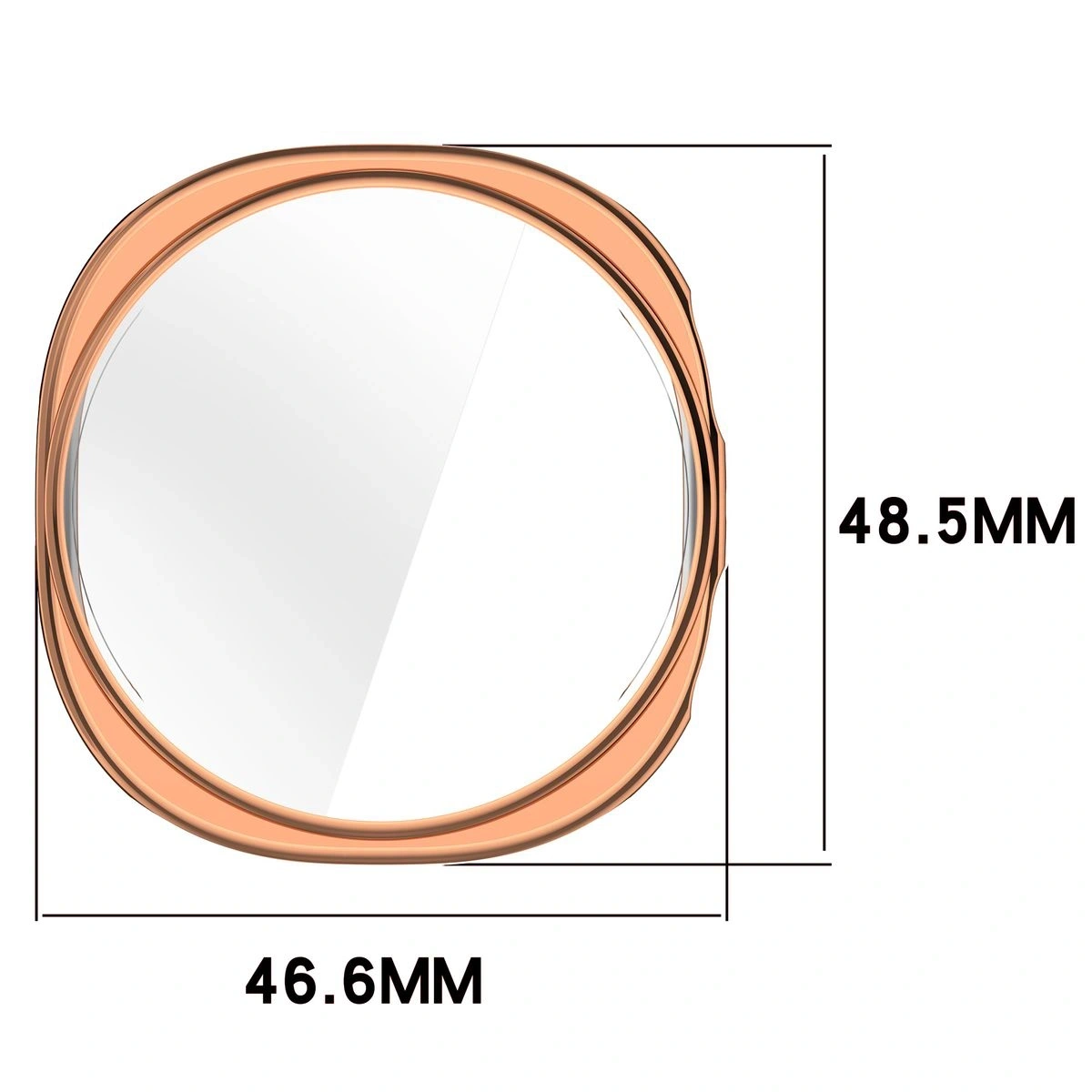 Kryt Bizon Case Watch Felipe Samsung Galaxy Watch 8 44mm rose gold