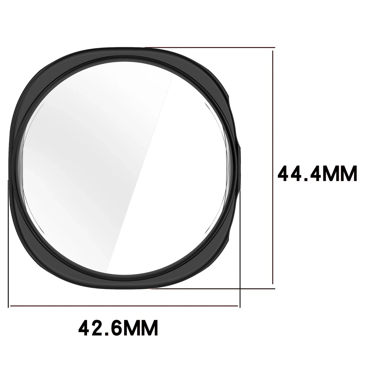 Kryt Bizon Case Watch Felipe Samsung Galaxy Watch 8 40mm black