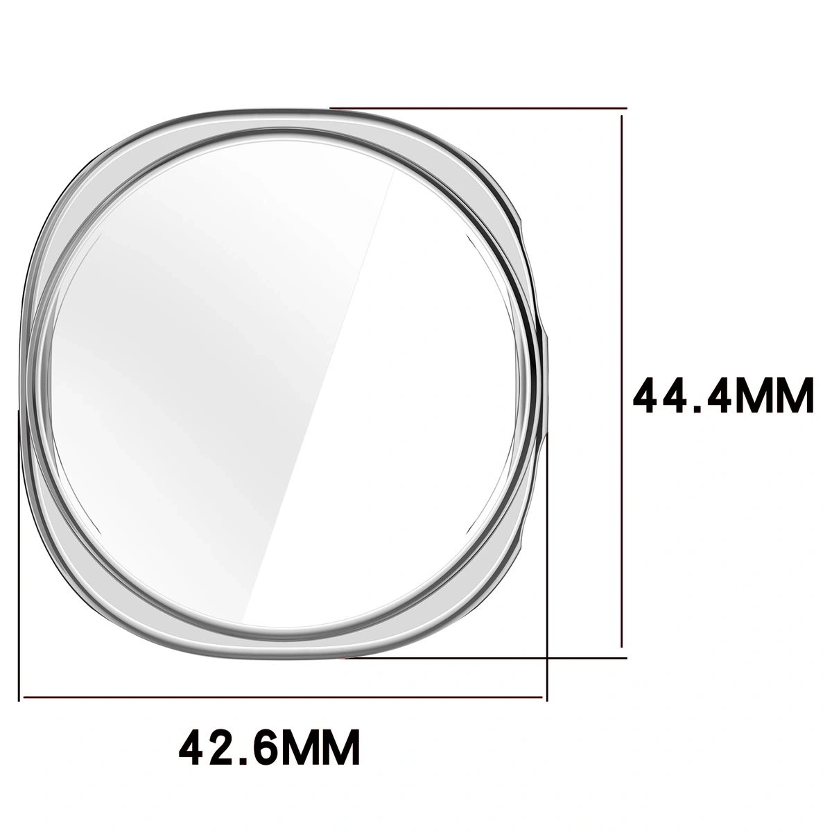 Kryt Bizon Case Watch Felipe Samsung Galaxy Watch 8 40mm silver