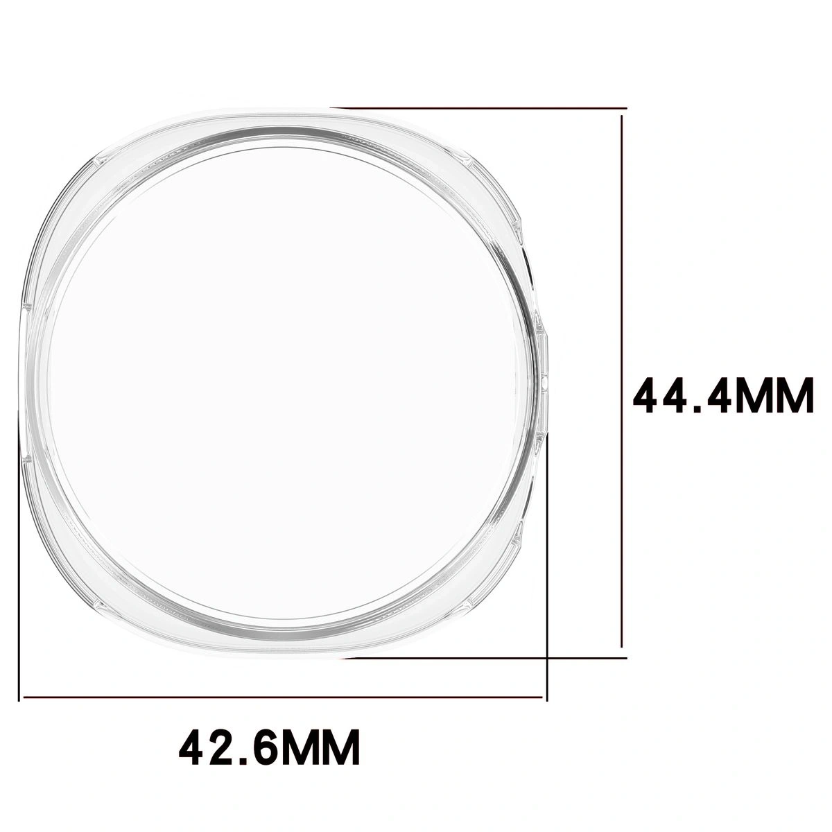 Kryt Bizon Case Watch Felipe Samsung Galaxy Watch 8 40mm clear