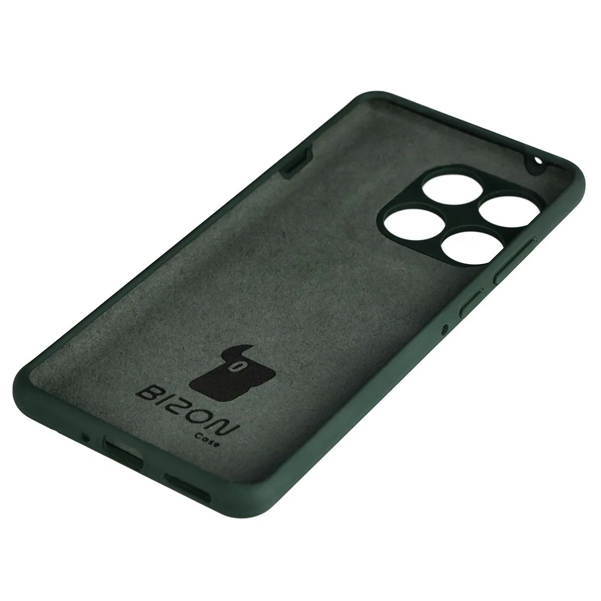 Kryt Bizon Soft Case Motorola Edge 60 Pro dark green