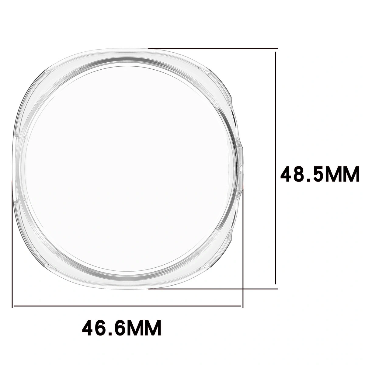 Kryt Bizon Case Watch Felipe Samsung Galaxy Watch 8 44mm clear