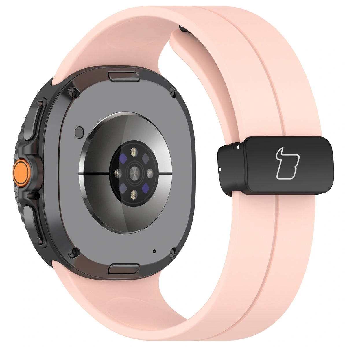 Kryt Bizon Strap Watch Silicone L Samsung Galaxy Watch 8 40mm / 44mm / 8 Classic 46mm pink