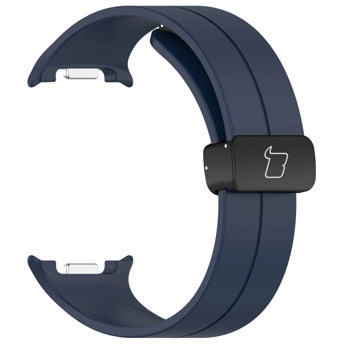 Kryt Bizon Strap Watch Silicone L Samsung Galaxy Watch 8 40mm / 44mm / 8 Classic 46mm navy blue