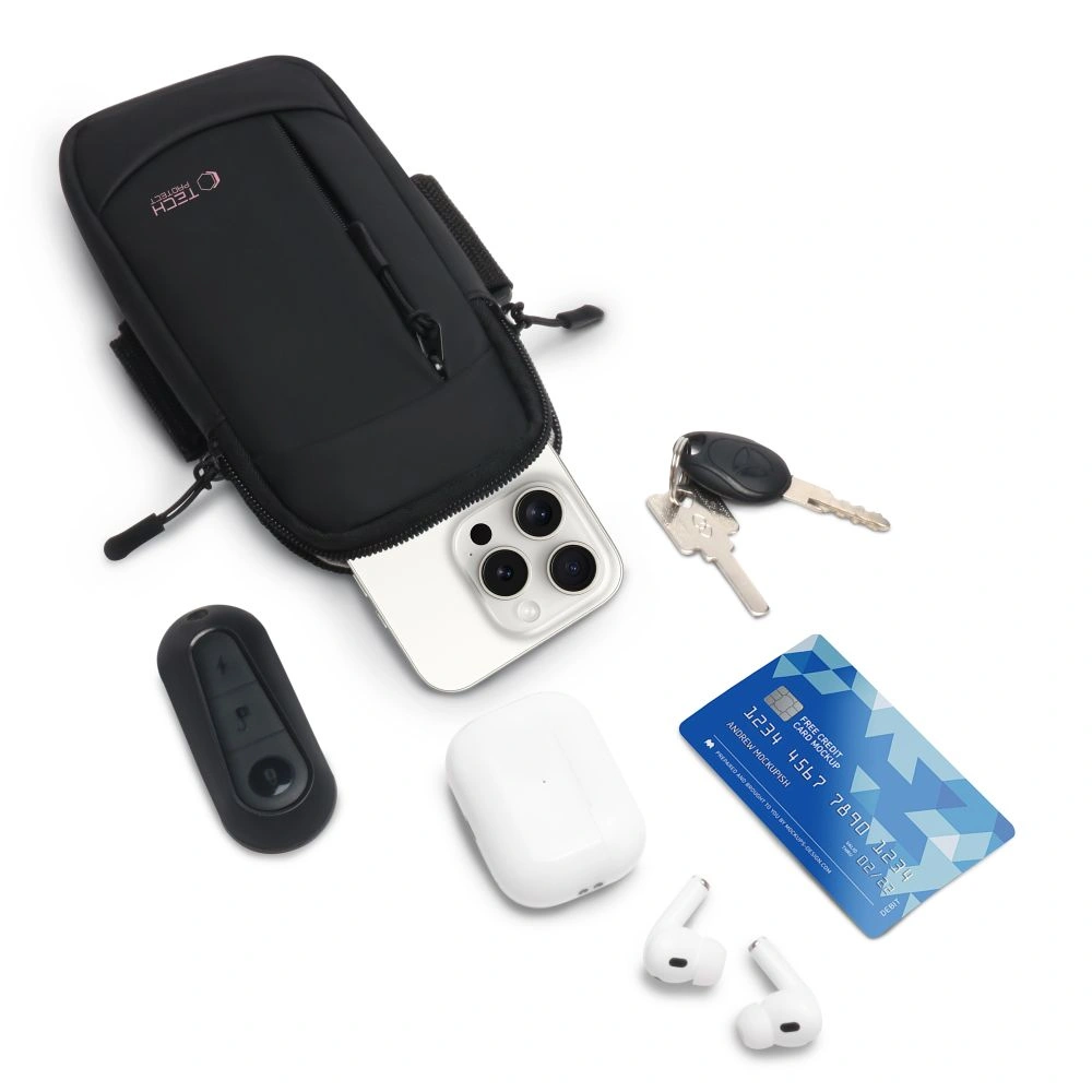 Kryt Tech-Protect M6 Universal Sport Armband Black/pink