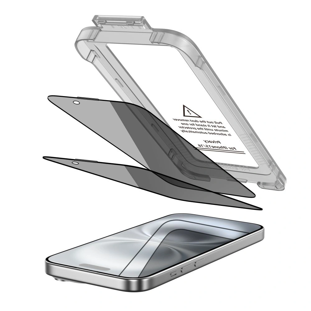 Kryt Tech-Protect Quick Set Spy+ Apple iPhone 15 / 16 Privacy [2 PACK]
