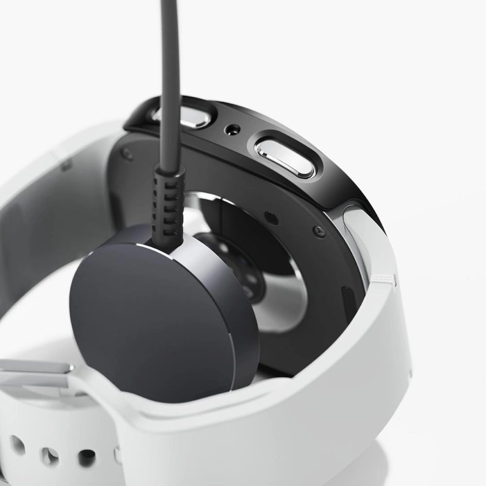 Kryt Ringke Slim Samsung Galaxy Watch 8 44mm Clear & Matte Black [2 PACK]