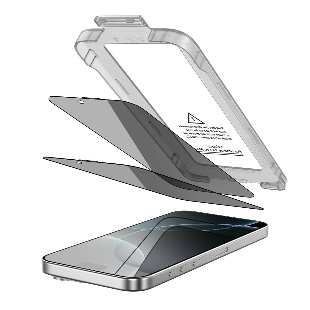 Kryt Tech-Protect Quick Set Spy+ Apple iPhone 16 Pro Max Privacy [2 PACK]