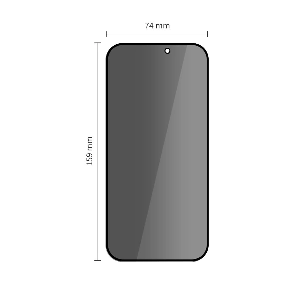 Kryt Tech-Protect Quick Set Spy+ Apple iPhone 16 Pro Max Privacy [2 PACK]